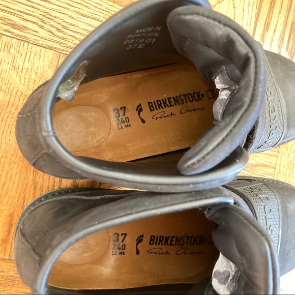 Rick Owens x Birkenstock Black Hancock Rotterhiker Boots - Picture 9 of 9